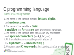 C programming language 