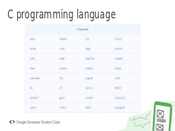 C programming language 